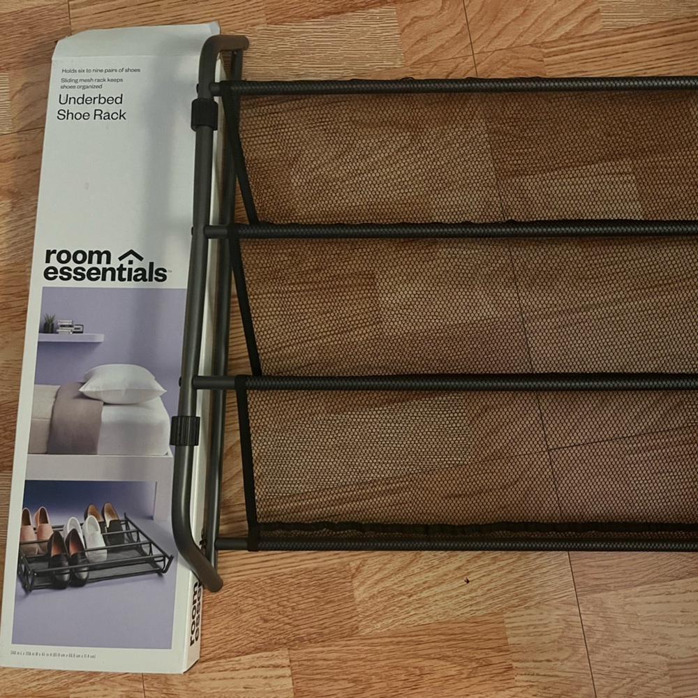 Under the bed shoe rack